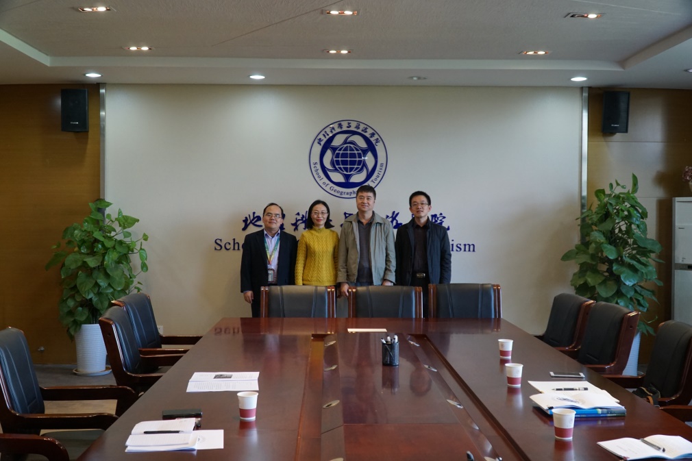 测绘学院到陕西师范大学地理科学与旅游学院调研